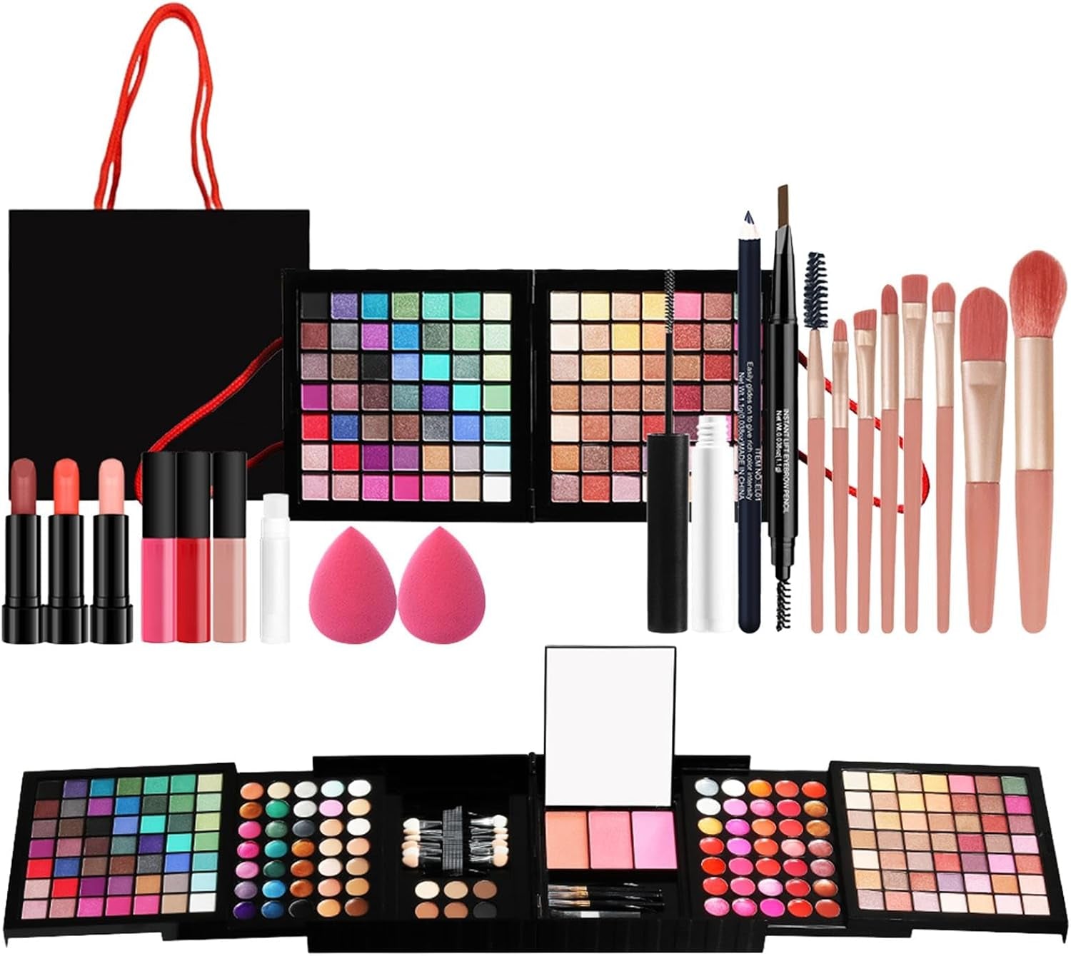 Ensembles De Maquillage Pour Femme Kit Complet,Kits De Maquillage Pour Femme | Kit De Maquillage Tout En 1,Ensemble De Cosmétiques Complet Pour Débutants Et Professionnels, Comprend Des Cosmétiques Et