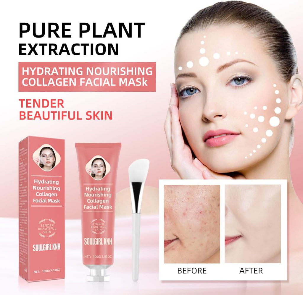 Masque Facial Pelable De Nuit Au Collagène,Masque Enveloppant De Nuit Au Collagène, Masque Enveloppant Au Collagène,Masque De Nuit Au Collagène Masque De Nuit Au Collagène,Collagen Peel-Off Mask(1Pcs)