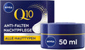 Q10 Soin De Nuit Régénérant Anti-Rides (50 Ml), Soin Du Visage Raffermissant Pour Tous Les Types De Peau, Crème De Nuit À Double Effet Koenzym Q10 Et Créatine