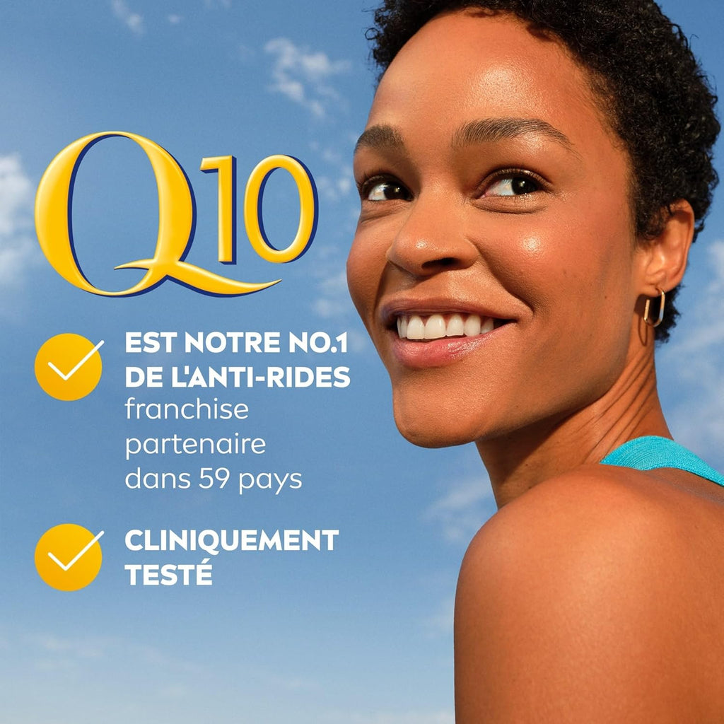 Q10 Sensitive Soin De Nuit (1 X 50 Ml), Crème anti Rides Enrichie En Q10 Pur Et Extrait De Réglisse, Crème Anti-Âge Booster De Collagène, Soin Visage Apaisant Pour Peaux Sensibles