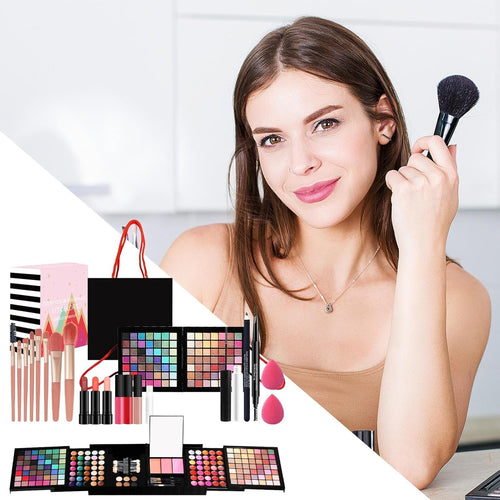 Ensembles De Maquillage Pour Femme Kit Complet,Kits De Maquillage Pour Femme | Kit De Maquillage Tout En 1,Ensemble De Cosmétiques Complet Pour Débutants Et Professionnels, Comprend Des Cosmétiques Et